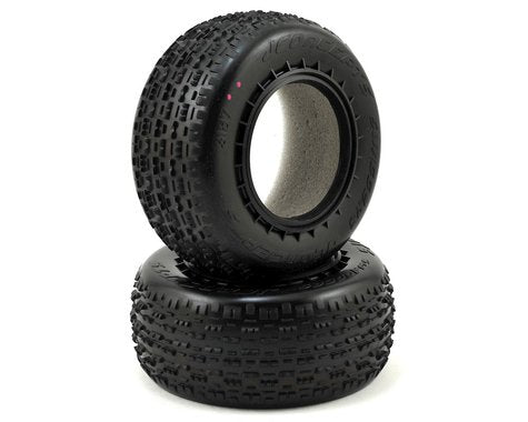 JConcepts Swaggers Carpet Short Course Front Tires (2) (Pink)