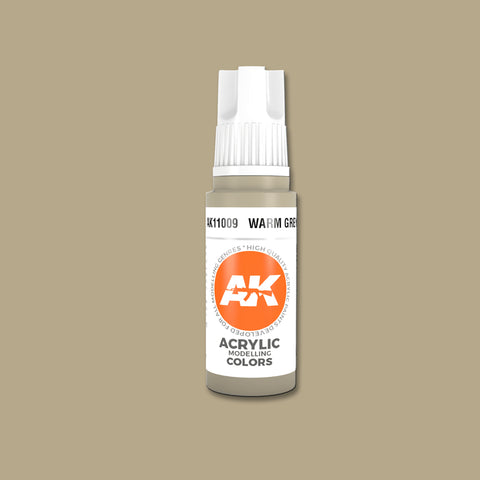 AKI Warm Grey 3G Acrylic Paint 17ml Bottle