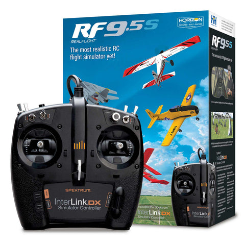 RealFlight 9.5S Flight Sim W/ Interlink Controller