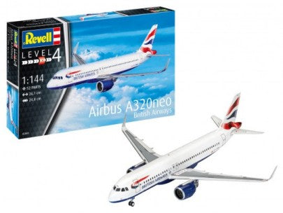 REVELL 1/144 Airbus A320neo British Airways Airliner