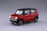 AOSHIMA 1/32 Suzuki Hustler Car (Snap Molded in Red Pearl)