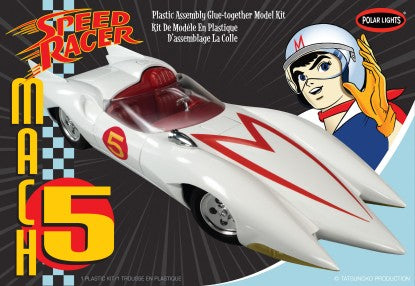 POLAR LIGHTS  1/25 Speed Racer Mach 5 Race Car