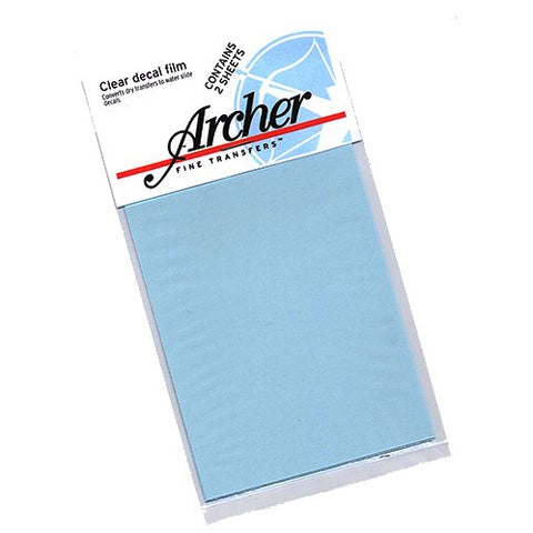 CLEAR DECAL FILM CONV DRY TO W ALL SCALES