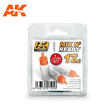 AKI Mix N' Ready 17ml Empty Bottles w/Stainless Steel Shaker Ball