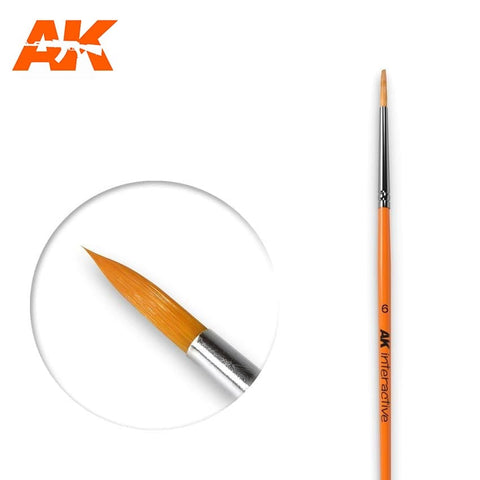 AKI 6 Size Synthetic Round Brush