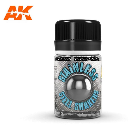 AKI Stainless Steel Shakers (Balls) for Paint Mixing (250pcs/Bottle)