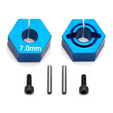 ASSOCIATED FT Clamping Wheel Hexes, 7.0mm