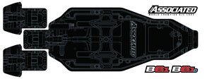 ASSOCIATED B6.1 /B6.1D FT Chassis Protective Sheet, printed