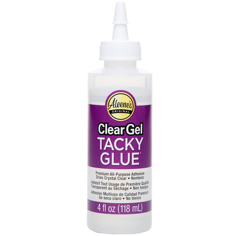 ALEENE'S Clear Gel Tacky Glue 4oz. Bottle