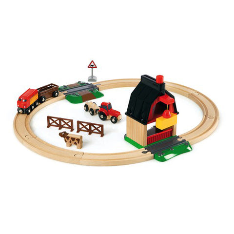 BRIO FARM RAILWAY SET