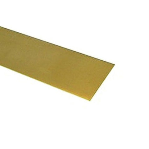 K&S BRASS STRIP .032"x1"x12" (1)