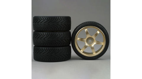DURATRAX  6 SPOKE GOLD MOUNTED