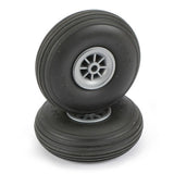 DUBRO TREADED WHEELS 2 1/2"