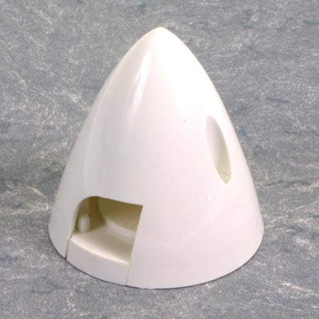 DUBRO 4 PIN SPINNER: 2-1/4",WH