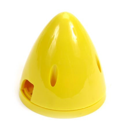 DUBRO 4 Pin Spinner,3" Yellow