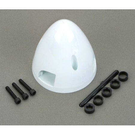 DUBRO 3 BLADE SPINNER 3" WHT