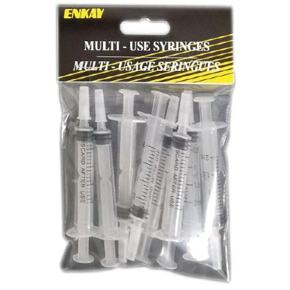 ENKAY 2ml Multi-Use Straight Tip Syringes (8)