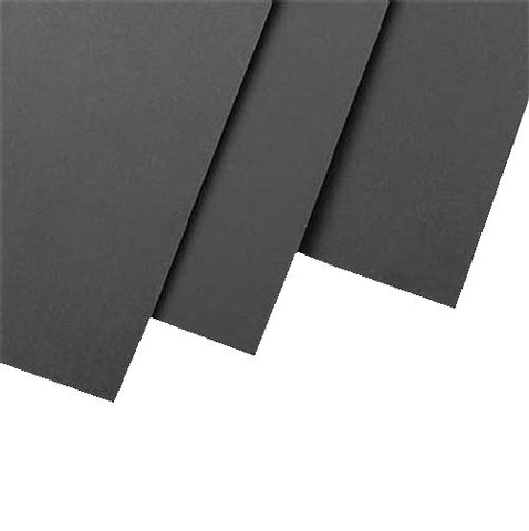 Black Styrene Sheets, .01x6x12" (4)