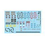 GOFER 1/24-1/25 Race Cars Accessories - Emblems, Seatbelts, Gauges, etc.