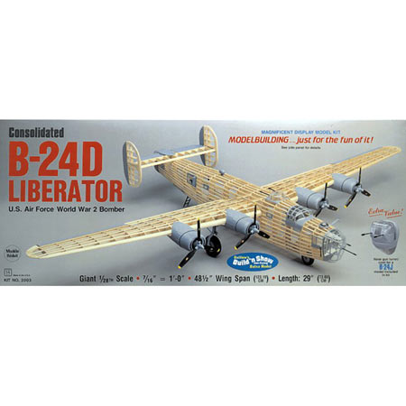 GUILLOWS 48-1/2" Wingspan B24D Kit