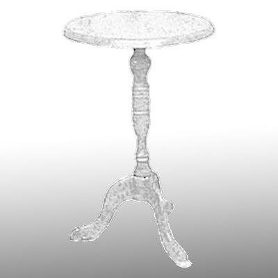 ACCENT TABLE WHITE