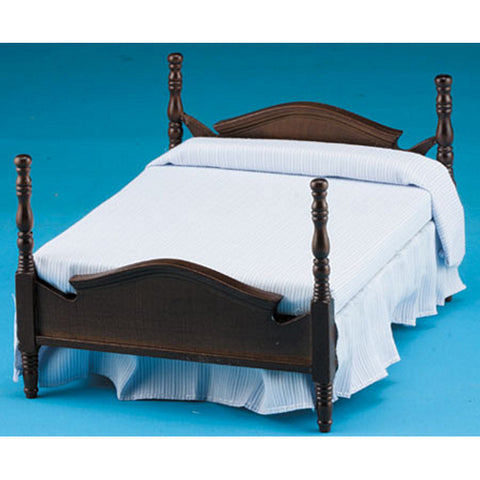 DOUBLE BED, WALNUT