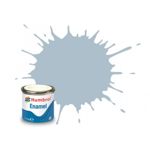 HUMBROL 14ml. Enamel Satin US Ghost Grey