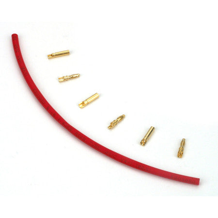 EFLITE Gold Bullet Connector Set, 2mm (3)