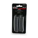 KATO N  Unitrack Curved Track 'R315-15' 12-3/8" Radius 15 degree curve - 4 Pieces