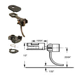 HO COUPLER MEDIUM CENTERSET