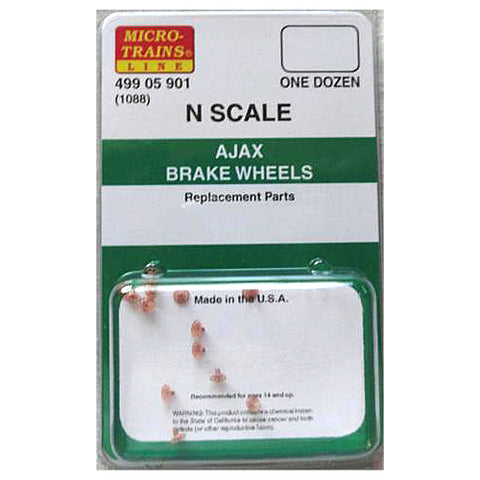 N AJAX BRAKE WHEELS N SCALE