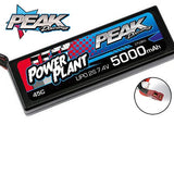 PEAK LIPO 7.4V 2S 5000mah 45C W/ DEANS