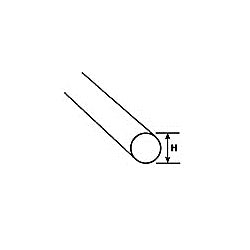 ACY 1/16x8.5" CLEAR ROD