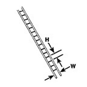 STYRENE 5" LADDER