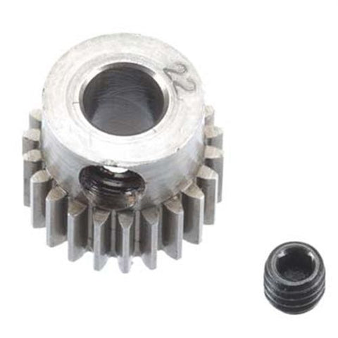 Hard Steel Motor Pinion, 5mm bore / 48P / 22T