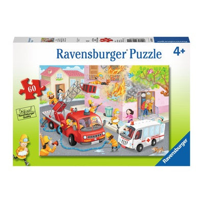 60-PIECE Firefighter Rescue! PUZZLE