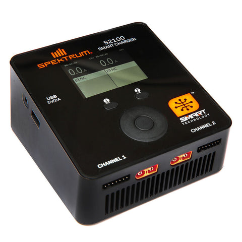SPEKTRUM Smart S2100 AC Charger, 2x100W