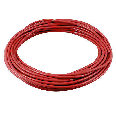 RED 22-Gauge Single Strand Copper Plastic Coated Wire 32'/Roll