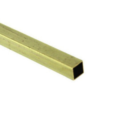 K&S BRASS TUBE SQUARE  1/4 x .014