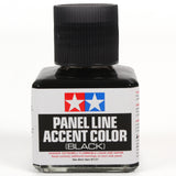 TAMIYA Black Panel Line Accent Color (40ml Bottle)