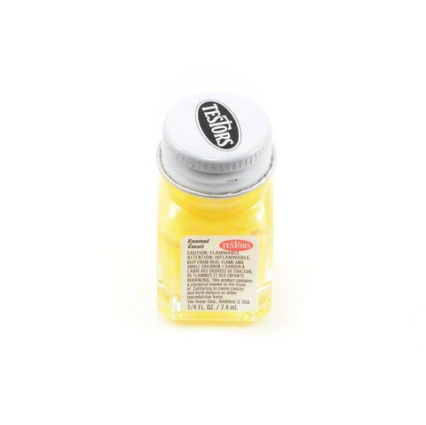 TESTORS 1/4oz. Bottle Finishing Enamel Gloss Light Yellow