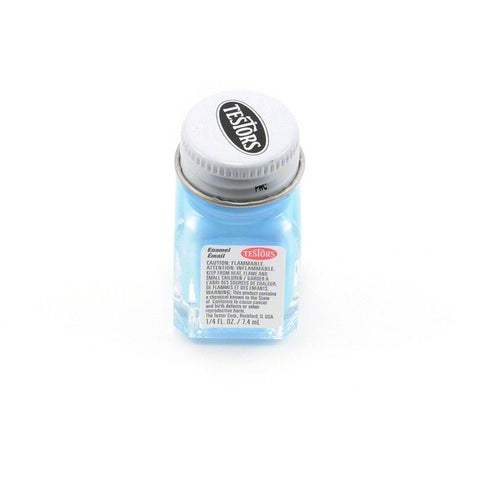 TESTORS 1/4oz. Bottle Finishing Enamel Flat Sky Blue