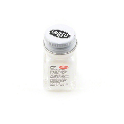 TESTORS 1/4oz. Bottle Finishing Enamel Flat White