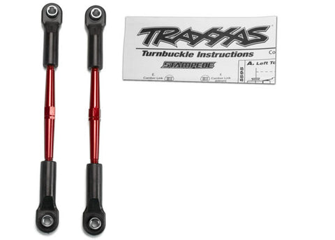 TRAXXAS TURNBUCKLES TOE RED