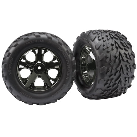 TRAXXAS BLACK CHROME FRONT MTD