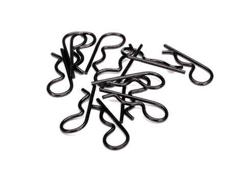 TRAXXAS BODY CLIPS BLACK