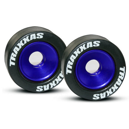 TRAXXAS BLUE WHEELIE WHEELS