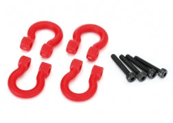 TRAXXAS BUMPER D RINGS RED