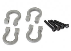 TRAXXAS BUMPER D RINGS GREY