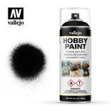 VALLEJO Solvent-Based Acrylic Paint 400ml Spray Black